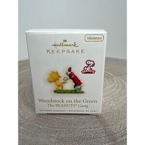 Hallmark Keepsake Peanuts Woodstock On The Green 2009 Golf Bag